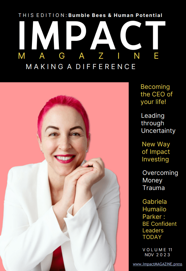 Image of Impact Magazine Nov 2023 Cover Featuring Gabriela Humailo